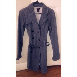 Super cute gray longer jacket!
